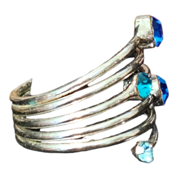 Women's Silvertone Birthstone Ring Size 7 - Picture 8 of 11